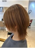 ナチュラル縮毛矯正ショートウルフver.