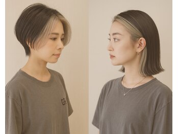 アルファ 我孫子店(alpha)の写真/こだわりの顔周り、前髪カットでイメチェン！骨格、毛流れを考えた似合せカットで小顔効果◎