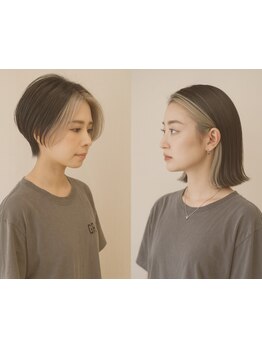 こだわりの顔周り、前髪カットでイメチェン！骨格、毛流れを考えた似合せカットで小顔効果◎