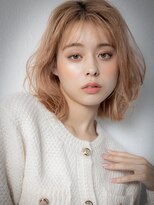 カバーヘア ブリス 大宮西口(COVER HAIR bliss)&nbsp;ハイトーンカラーヘーゼルグレージュ毛先パーマz大宮20代30代