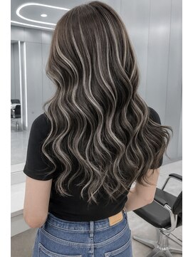 ストゥー(StueW.) コントラストハイライト48/髪質改善/ブリーチ/バレイヤージュ