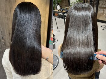 コルテ 反町店(corte)の写真/カラー・パーマのモチをよくするトリートメントメニュー多数ご用意♪毛先まで潤うヘアに![反町駅徒歩2分]