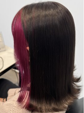 パヌポン(PANUPON) インナーカラーピンクダブルカラーケアブリーチハイトーン