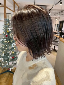 20代30代レイヤーボブ