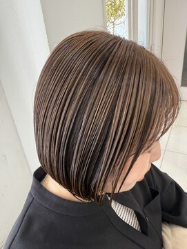 ベルバイグレイス(BELLE by grace) 【白髪ぼかし】アンブレラカラーでキレイめベージュ