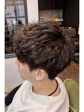 メンズ レオ 南森町店(men's LEO) 大人ナチュラルパーマショート