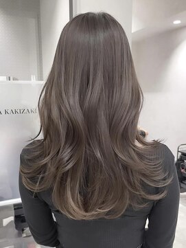 ムード(MOOD,) イメチェン/ピンクベージュ/アンブレラカラー/前髪/銀座駅