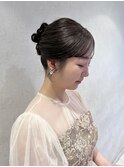 藤沢ヘアセット/藤沢アレンジ/結婚式ヘアセット/お呼ばれヘア