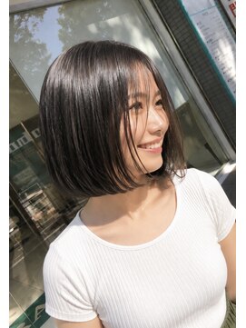 アッシュ 川崎店(Ash) ボブ　ダークアッシュ