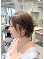 リン(Lin)&nbsp;透明感ベージュ×ショートボブ