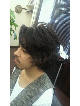 アネモネ ハッピー ヘアー ライフ(ANEMONE Happy hair Life) ミディアムロングイケメンパーマ