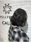 ダークグレージュカラー×ポイントシルバーグレー