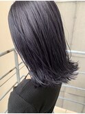 【Zina札幌】フリンジウェーブ前髪大人かわいいグレー
