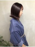 女性の【前髪 /ココアブラウン/大人かわいい/フリンジウェーブ】