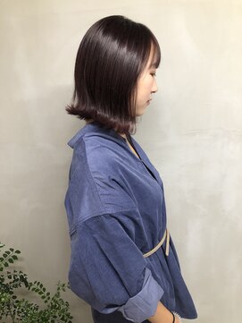 ジーナ 梅田(Zina) 女性の【前髪 /ココアブラウン/大人かわいい/フリンジウェーブ】