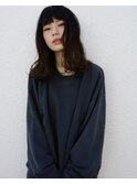 黒髪ミディアム