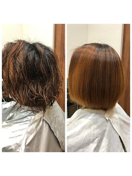 ヘアーグラン(Hair Gran.) 縮毛矯正施術例