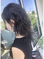 アーブル ヘアーアンドメイク(ARBRE) ウルフカットレイヤーカットブリーチなしカラー