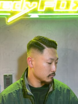 グリーディーフォックス 代々木(Greedy FOX) かき上げヘア/サイドパート/韓国マッシュ/フェードカット/代々木