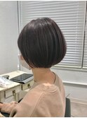 ★コンパクトボブ★チョコレートブラウン★