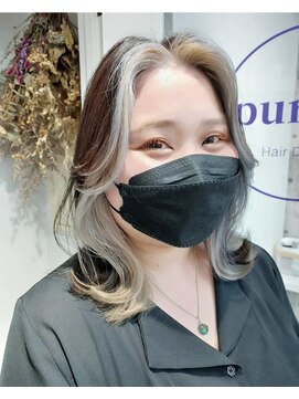 パープル(purple) ホワイトフレーミング