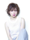 切りっぱなしくびれショートマッシュルームヘア大人ショートボブ