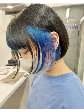 パープル(purple) インナーブルー