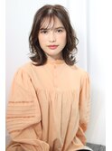 20代30代40代◎好感度アップ透明感グレージュ大人ボブウルフ冬春