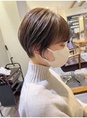 クビレショート/くびれ丸みショート/顔まわり/髪質改善