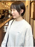 【丸みショート】骨格・髪質を見極めてカットします！