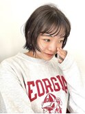 【December】就活カラー×ブリーチなし透明感グレージュカラー◎