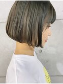 【オリーブ】【ミニボブ】【ケアブリーチ】