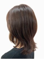 黄ぐまくん美容室 ミディアム レイヤー