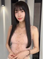 ハオ(hao) hao渋谷】エアリーストレート×ブルーブラック