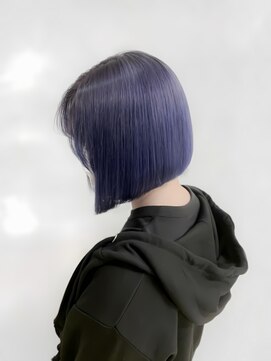アンバランスオオサカ(UNBALANCE OSAKA) ★ボブ/シャドールーツ/ぶるバイオレット/ハイトーン【JUNYA】