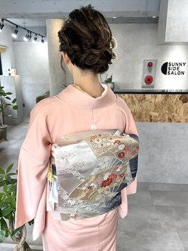 サニーサイドサロン(SUNNY SIDE SALON) 晴れの日着付けヘアセット/着付け/アレンジ/たまプラーザ