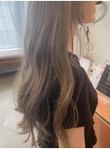 札幌ロング ミルクティベージュレイヤーカット