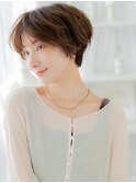 くせ毛風マッシュパーマ小顔ショートウルフa上尾20代30代40代