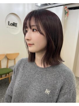 ロア 四条河原町店(LoRE) 《LoRE》切りっぱなしボブ