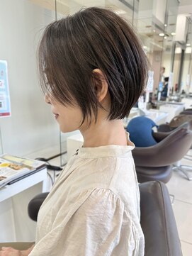 ハピネス 西大寺店(Happiness) 【50代・60代奈良】まとまり艶ショートボブ/髪質改善／しらさん