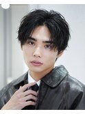 フェザーパーマ韓国センターパートシャドーパーママッシュ