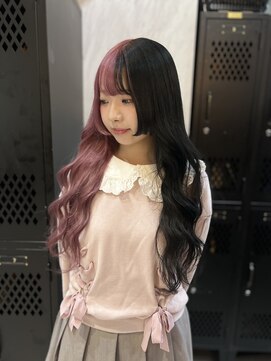 ヴァイス 渋谷店(VAICE) ピンクとブラックのツートーンカラー/推しカラー