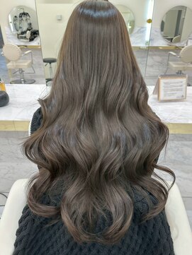 シェノン サントル(CHAINON CENTRE) 梅田/黒髪/クラゲヘアー/オリーブグレー/小顔/ココアベージュ