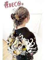 桜デコ プリム店(DECO)&nbsp;成人式　シニョンスタイル