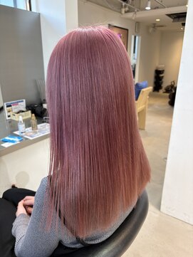 ラック 表参道(LUCK) 桜ピンク/ケアブリーチ/ブリーチ/表参道/原宿