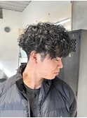 無造作スパイラルパーマ