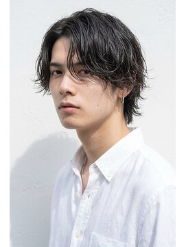 リベルテ 心斎橋(Liberte) 心斎橋メンズパーマ｜毛流れニュアンスで大人見えミディアム色気