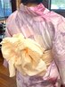 浴衣着付け＋ヘアセット￥5500 ［夏祭り/イベントに♪］