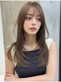 レイヤーカットハイレイヤー顔周りカット韓国風レイヤー髪質改善