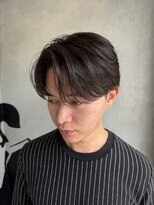 メンズココ 清澄白河店(MENS COCO) 毛流れセンターパート/ニュアンスパーマ/刈り上げ